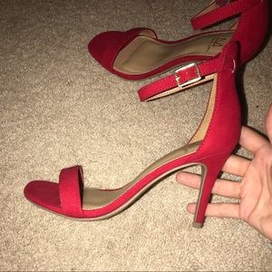 Red stiletto heels